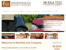 Tablet Screenshot of manfield.com.au